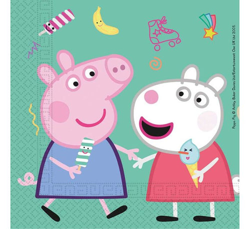 Peppa Pig Napkins (Pack of 20) - Anilas UK