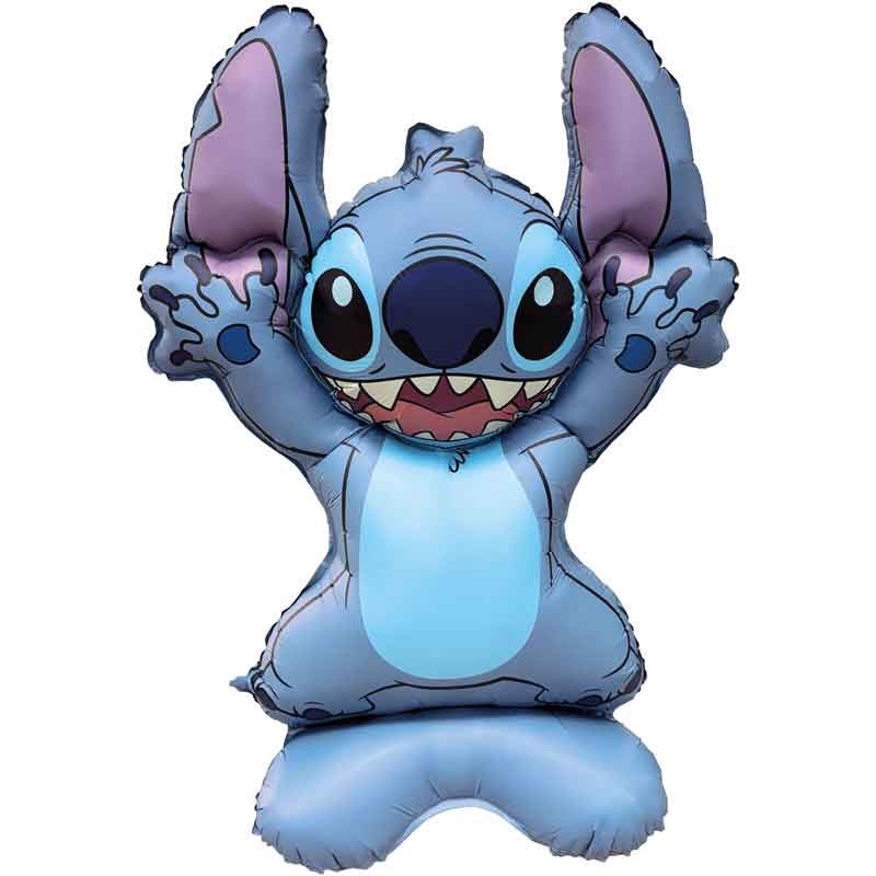 Disney Stitch Standing Foil Balloon 59 x 102 cm. - Anilas UK