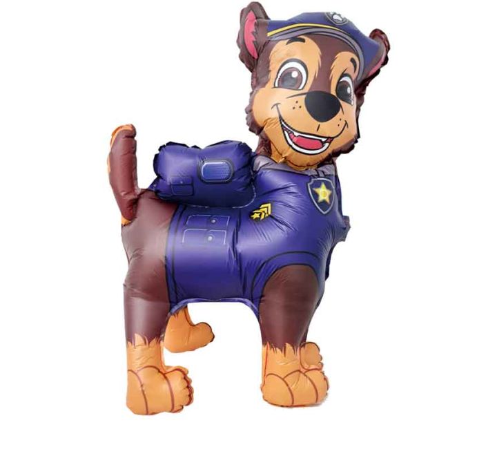 Paw Patrol Chase Standing Foil Balloon 48 x 60 cm. - Anilas UK