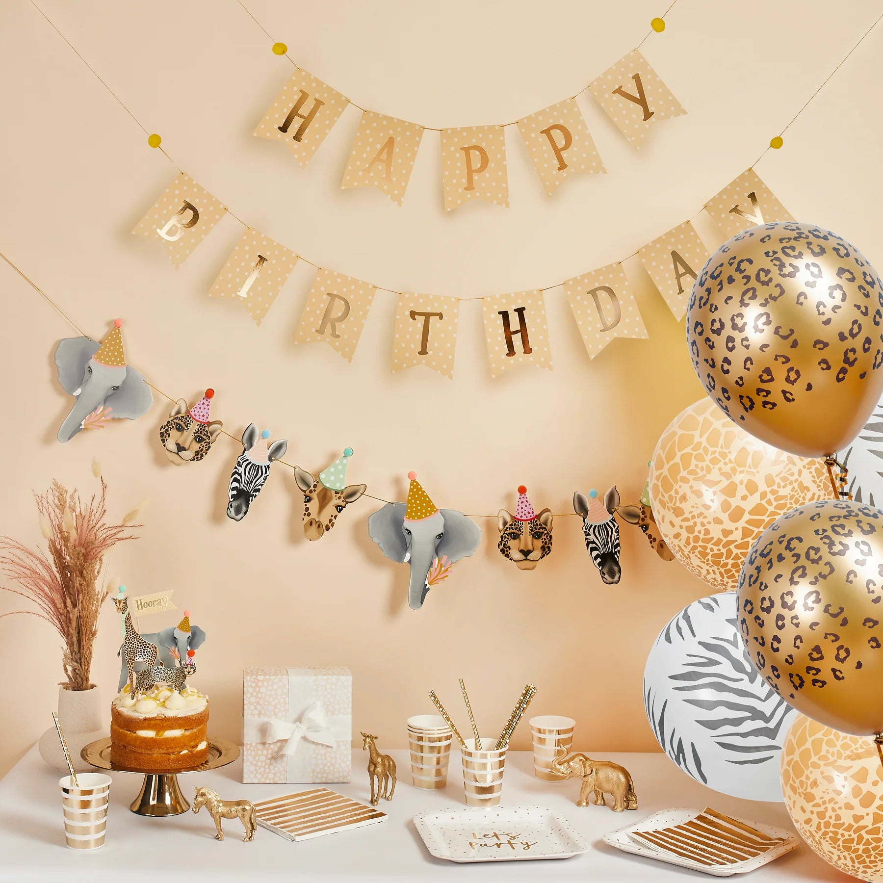 Happy Birthday Flag Banner - 2.5M - Anilas UK