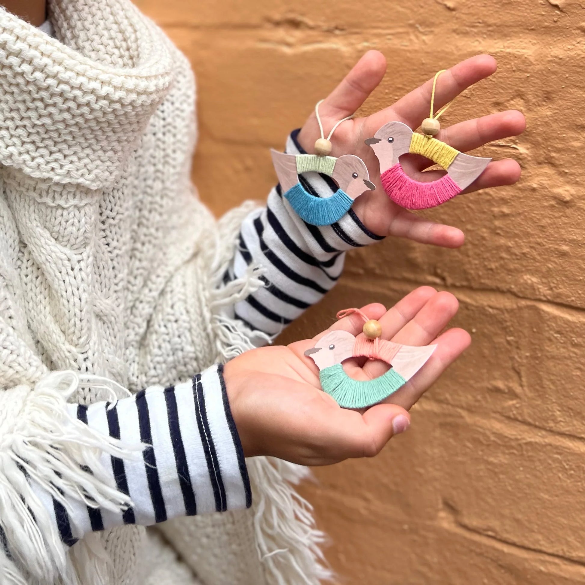 Make Your Own Pastel Flying Bird Decorations - Anilas UK