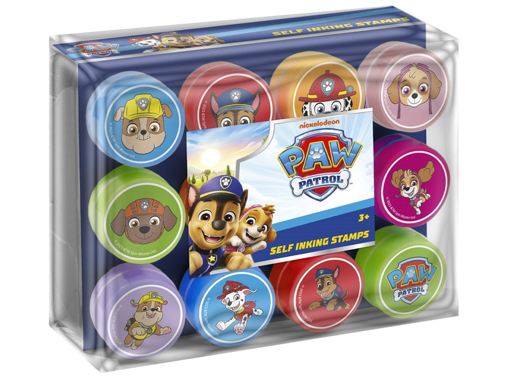 Paw Patrol Self Inking Stampers, Set of 12 - Anilas UK