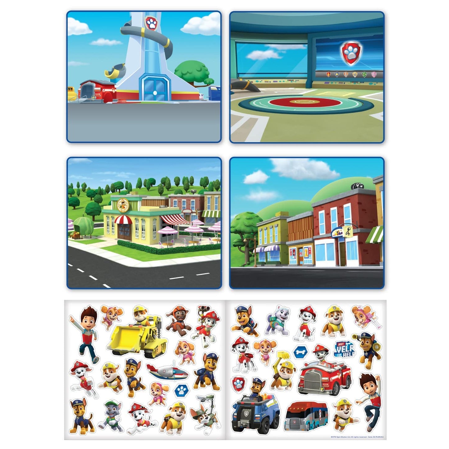 Paw Patrol Sticker Scene Activity Set - Anilas UK