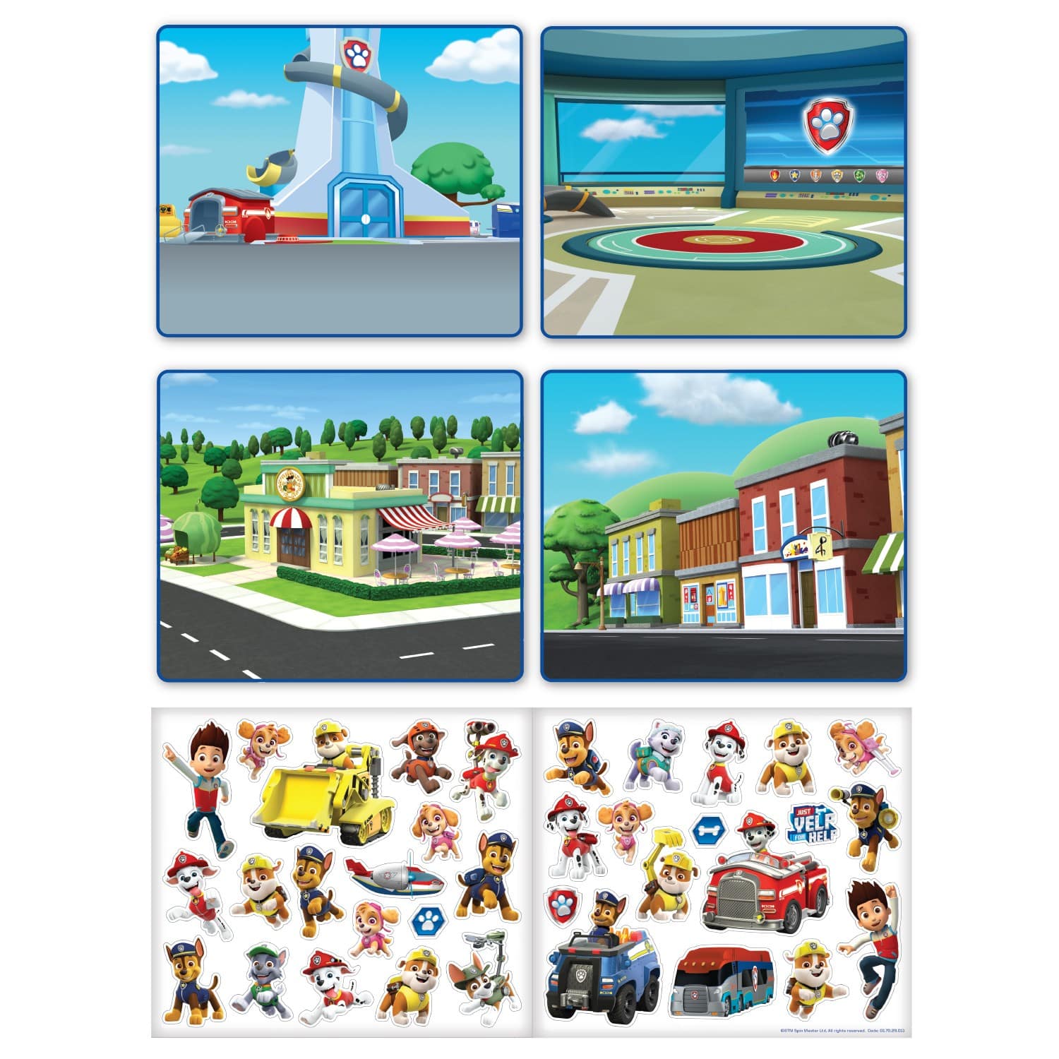Paw Patrol Sticker Scene Activity Set - Anilas UK