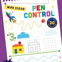 Pen Control Wipe Clean Book with Pen - Anilas UK