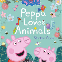 Peppa Loves Animals Sticker Book - Anilas UK