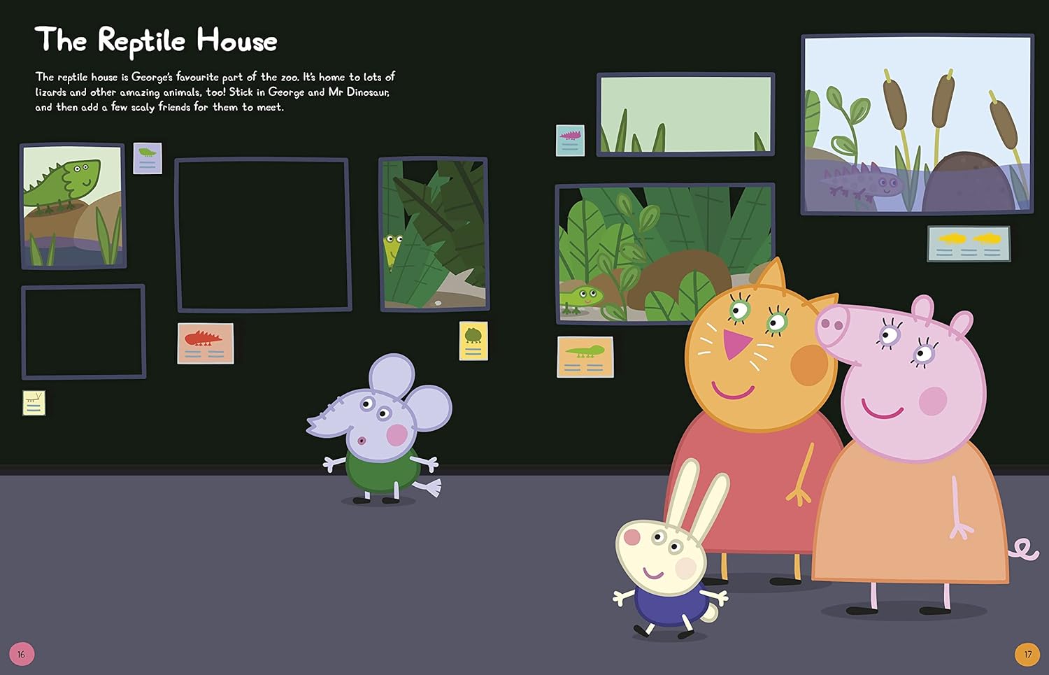 Peppa Pig: Day at the Zoo Sticker Book - Anilas UK