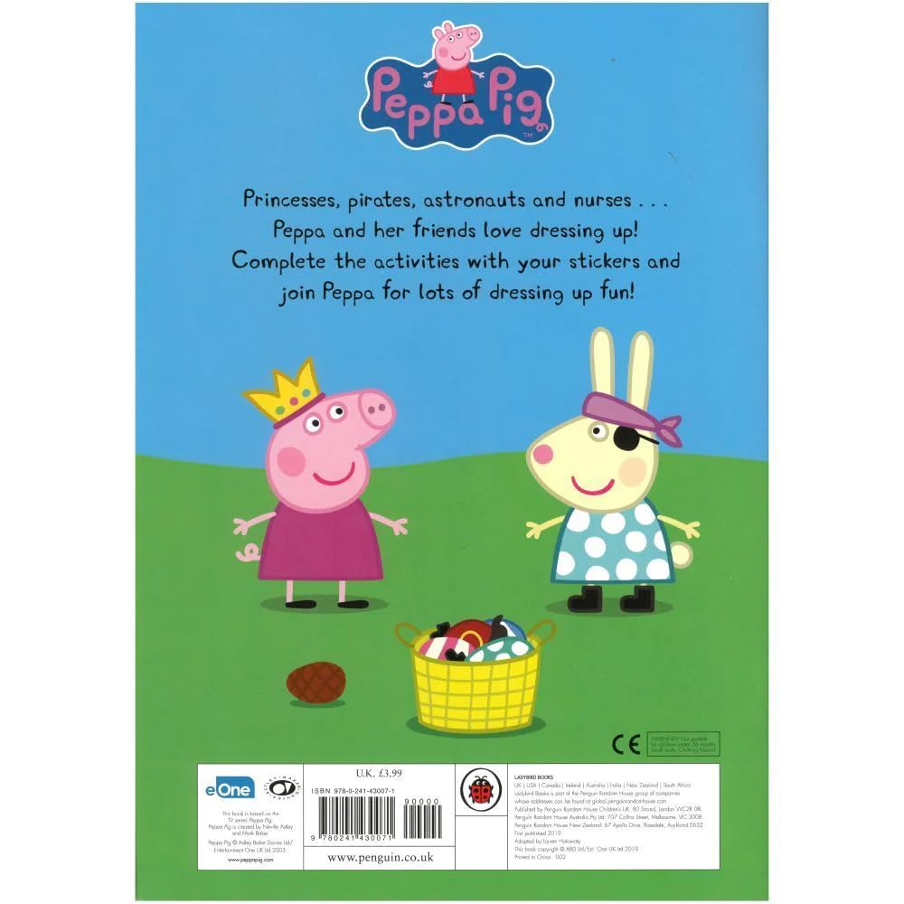 Peppa's Pig Let's Dress Up Sticker Book - Anilas UK