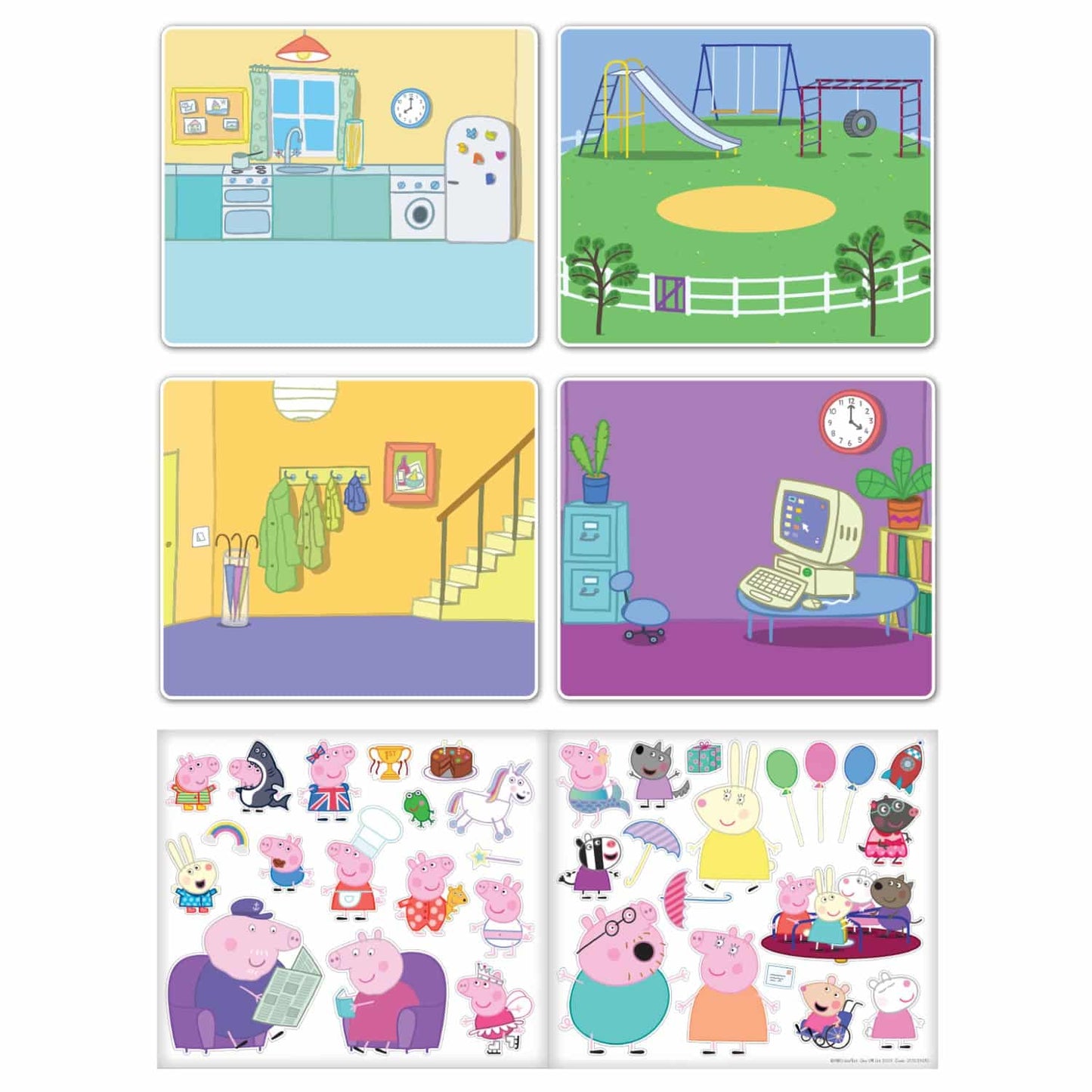 Peppa Pig Sticker Scene Activity Set - Anilas UK
