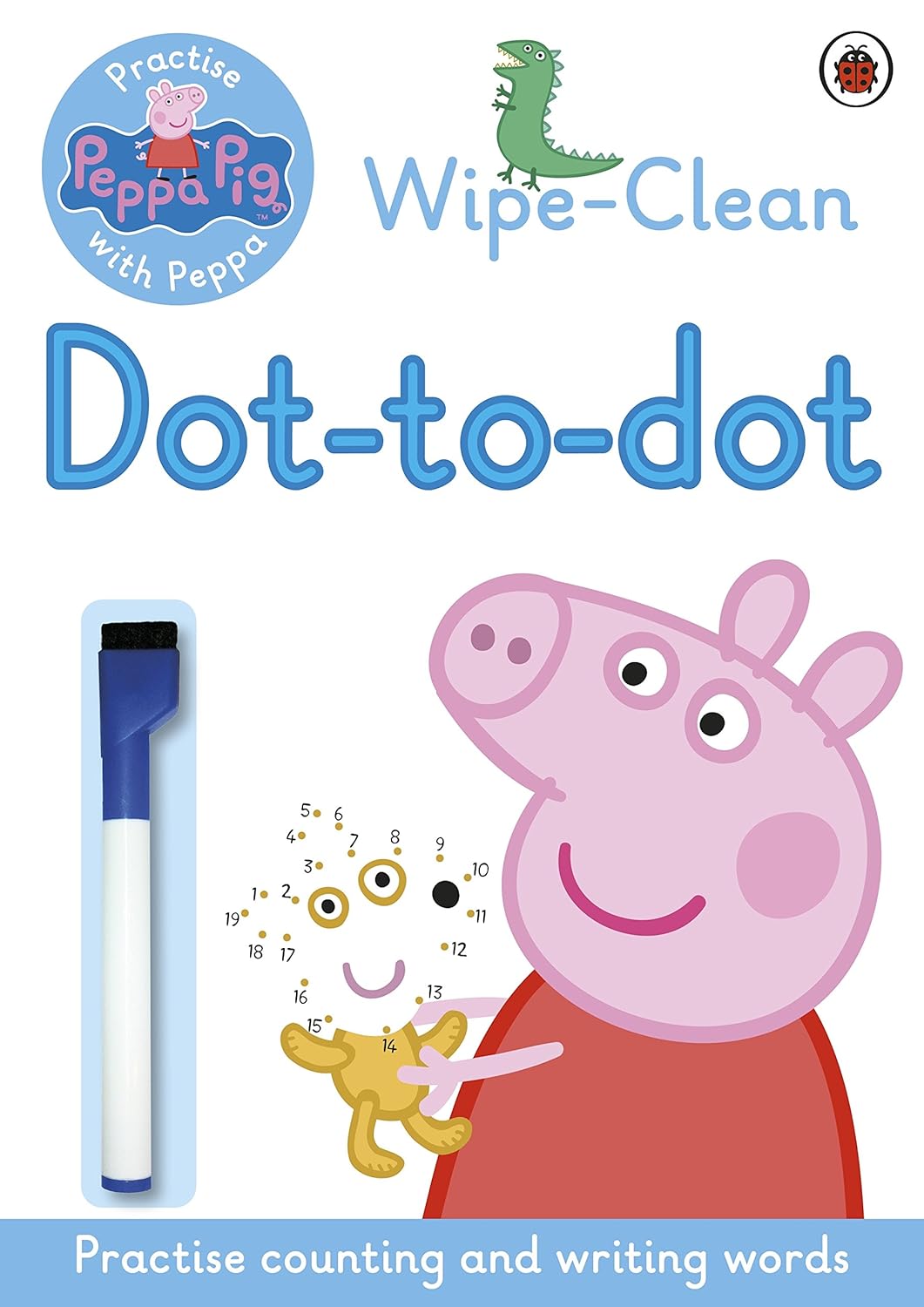 Peppa Pig: Practise with Peppa: Wipe-Clean Dot-to-Dot Book - Anilas UK