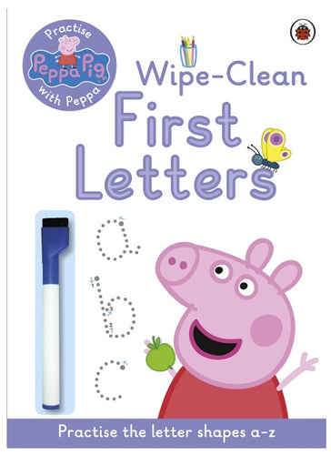 Peppa Pig Wipe-Clean First Letters Book - Anilas UK