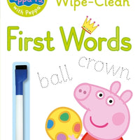 Peppa Pig: Practise with Peppa: Wipe-Clean First Words Book - Anilas UK