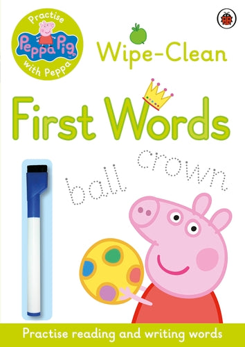 Peppa Pig: Practise with Peppa: Wipe-Clean First Words Book - Anilas UK