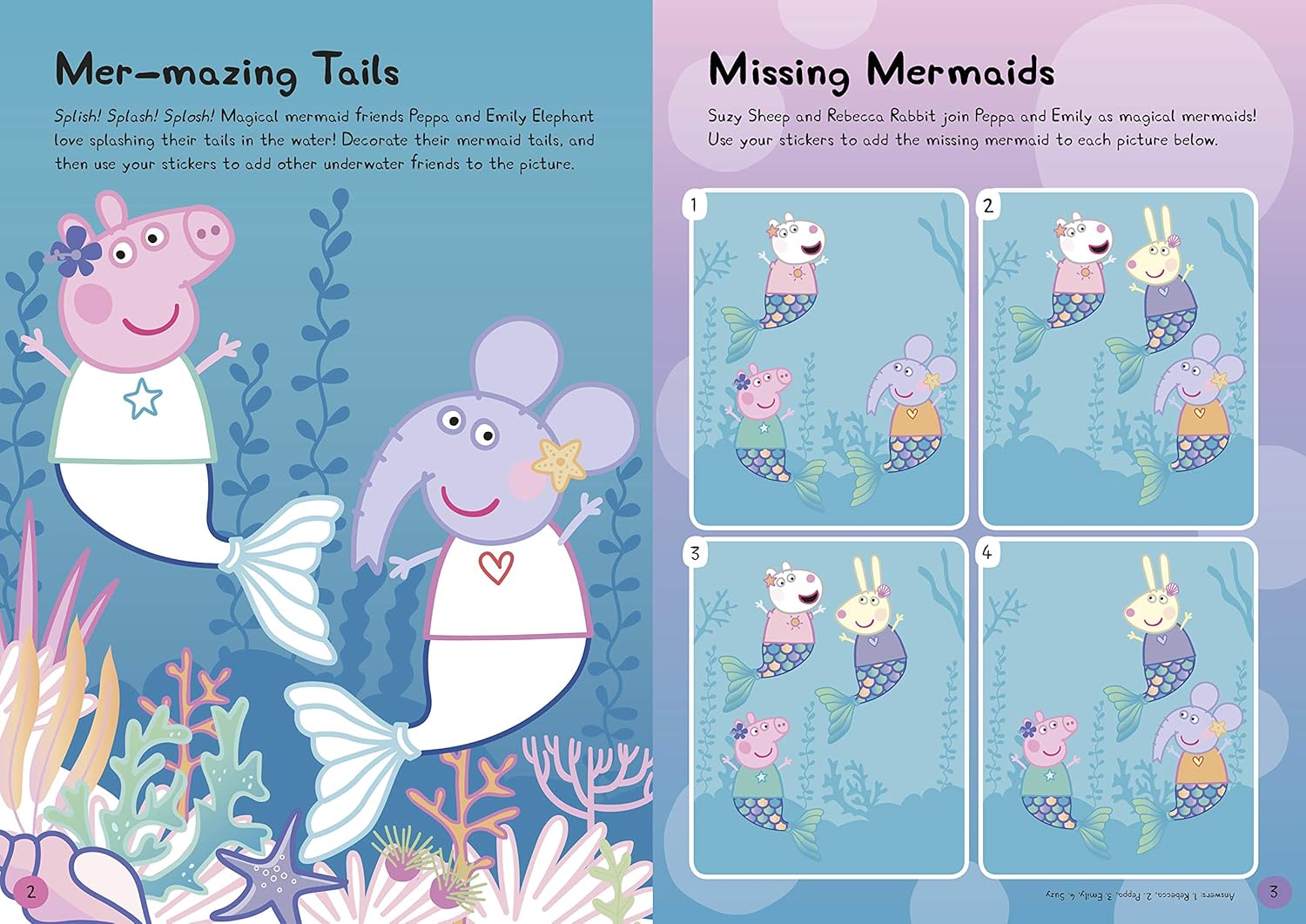 Peppa's Pig Magical Friends Sticker Activity Book - Anilas UK