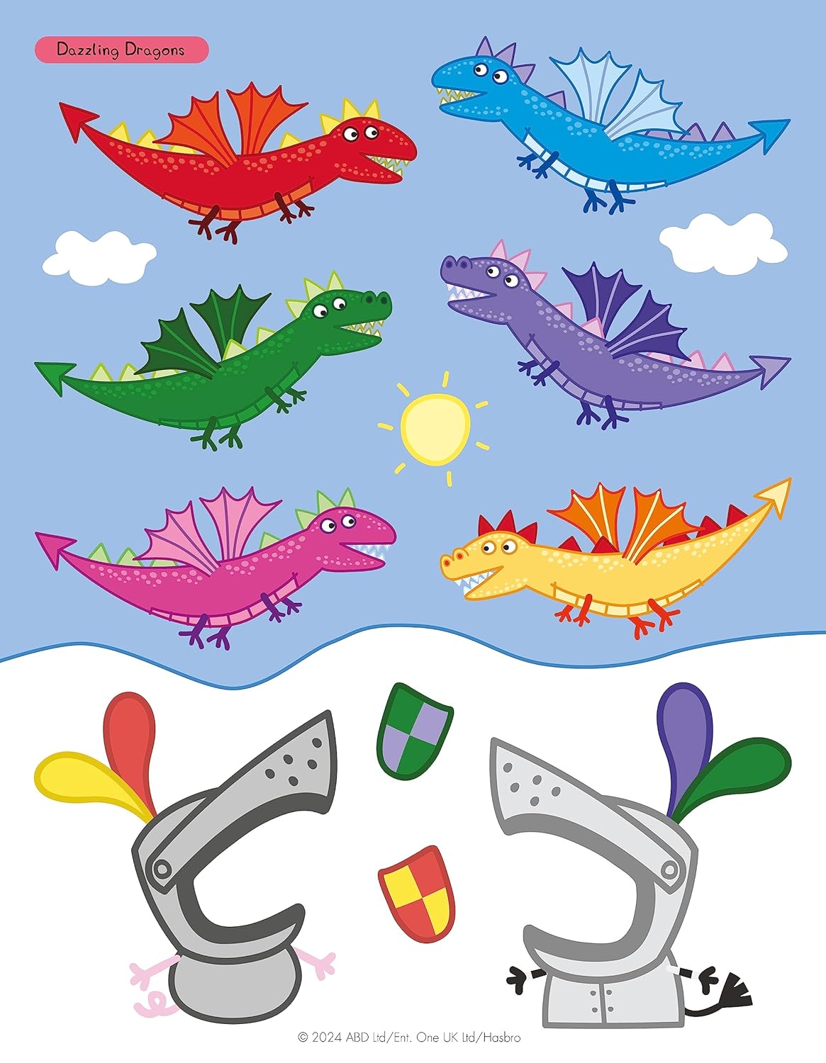 Peppa's Magical Dress-Up Sticker Book - Anilas UK