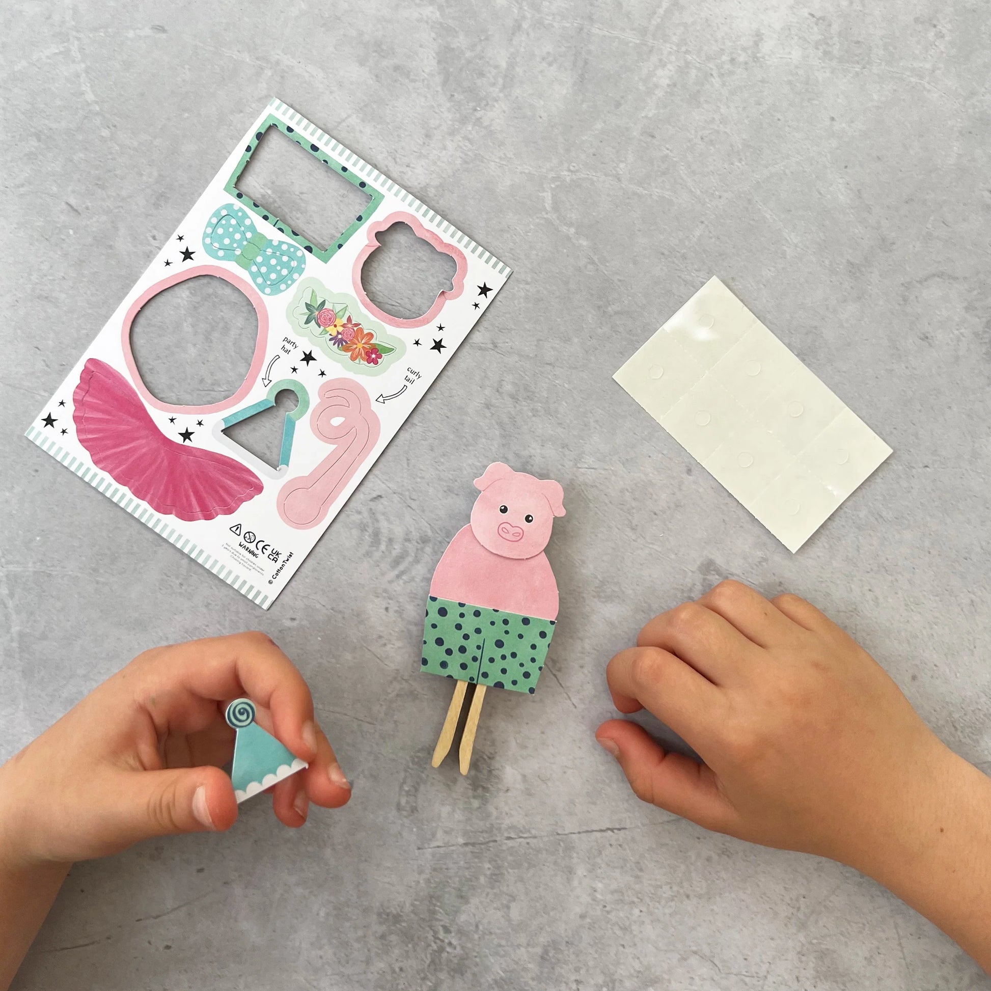 Make Your Own Pig Peg Doll - Anilas UK