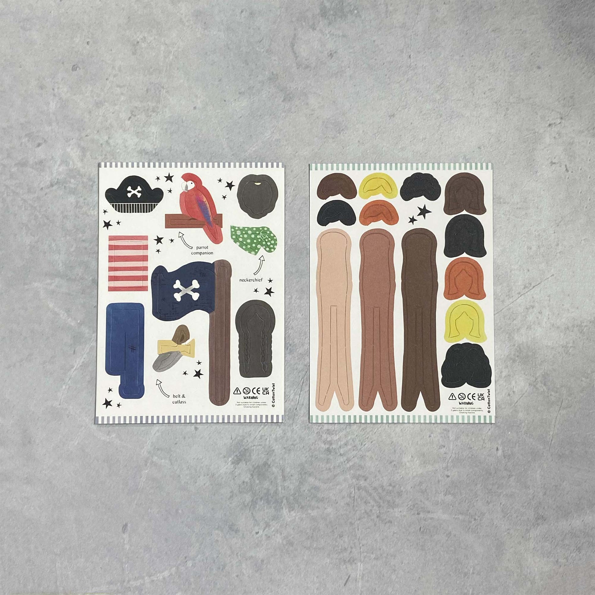 Make Your Own Pirate Peg Doll - Anilas UK
