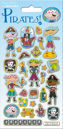 Pirates Sparkle Stickers Sheet - Anilas UK