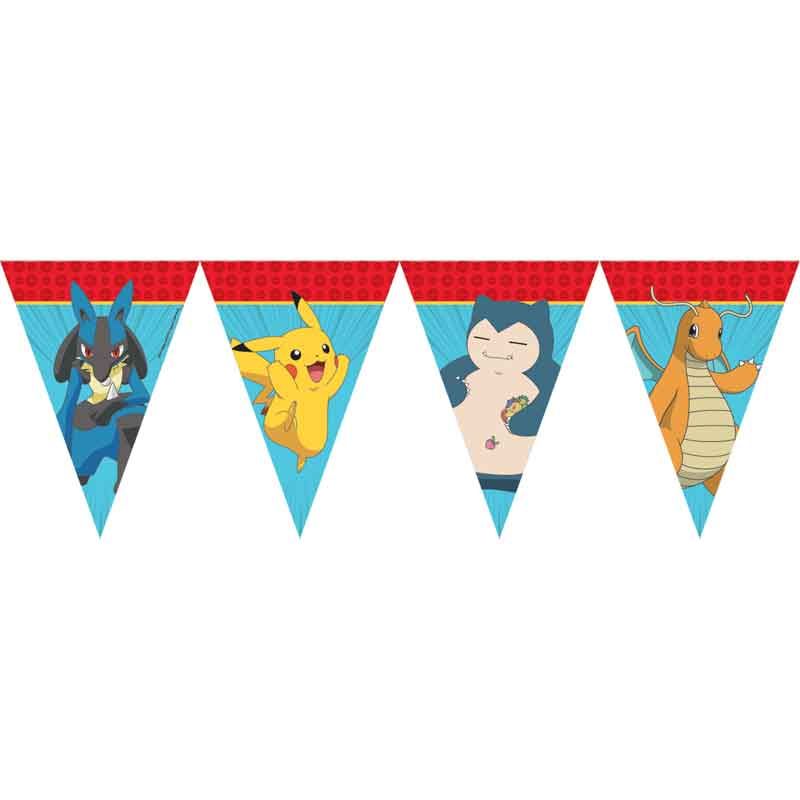Pokemon Bunting Birthday Party Banner