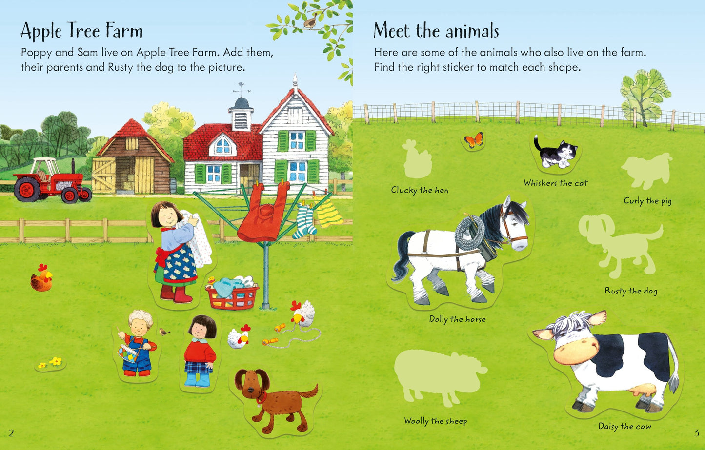 Poppy and Sam's Animals Sticker Book - Anilas UK
