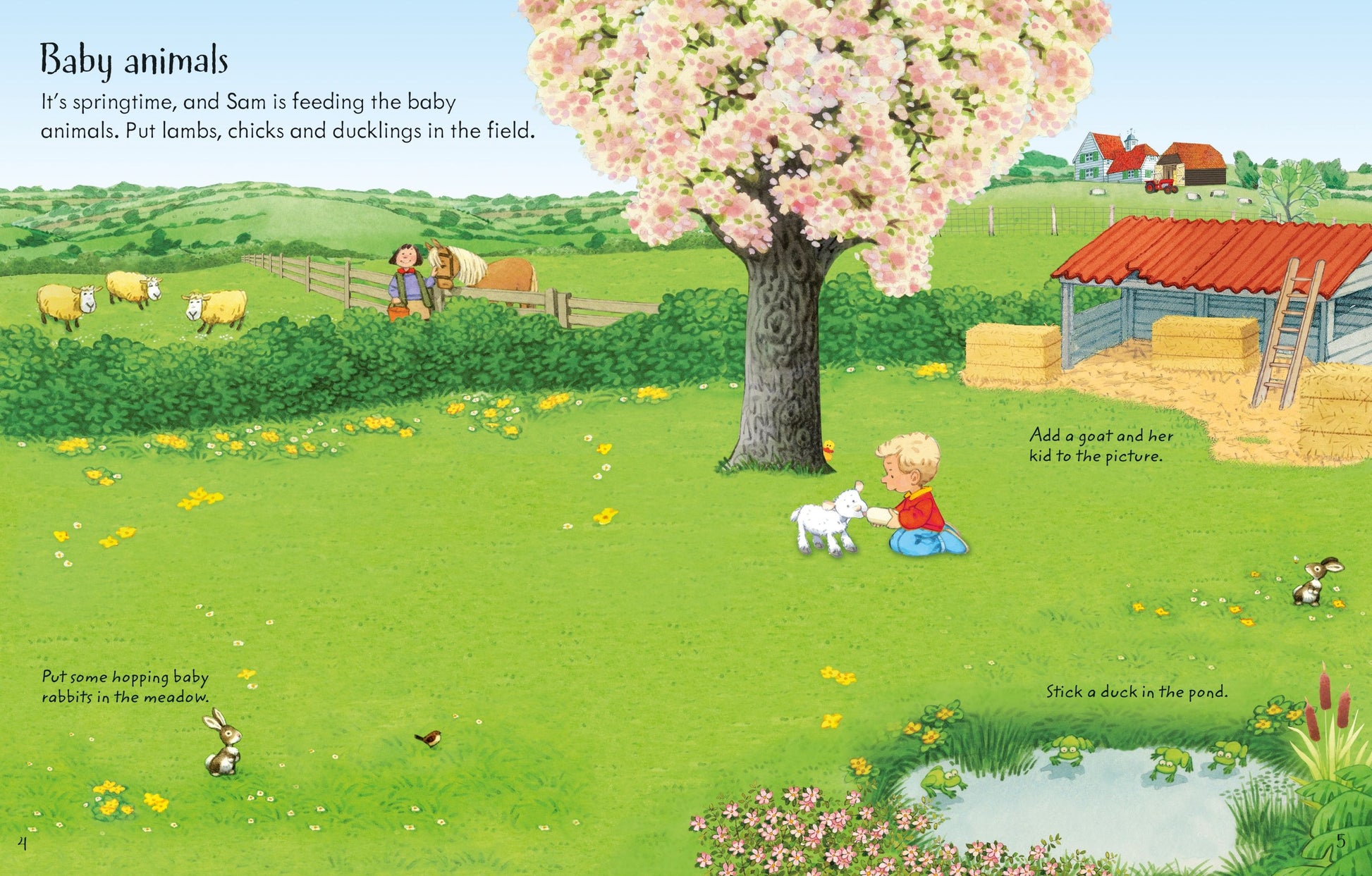 Poppy and Sam's Animals Sticker Book - Anilas UK