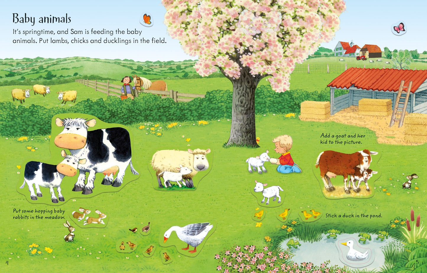 Poppy and Sam's Animals Sticker Book - Anilas UK