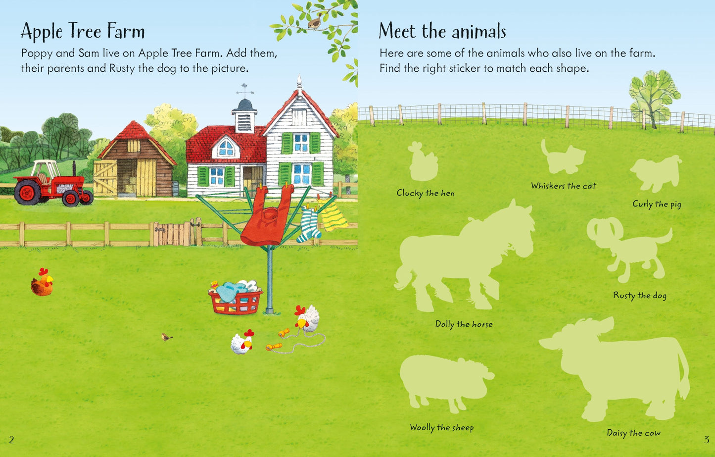 Poppy and Sam's Animals Sticker Book - Anilas UK