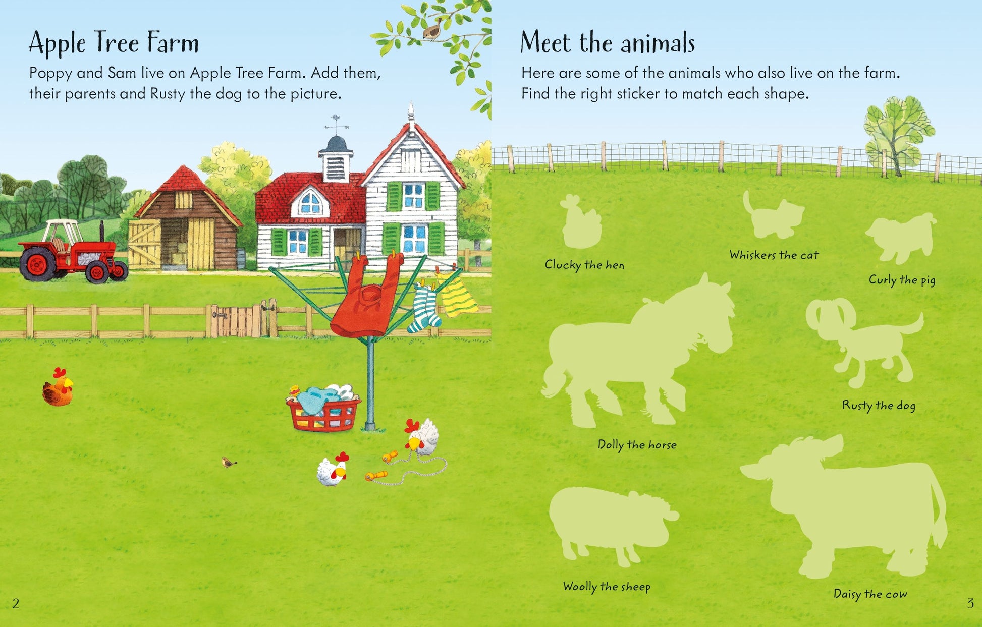Poppy and Sam's Animals Sticker Book - Anilas UK