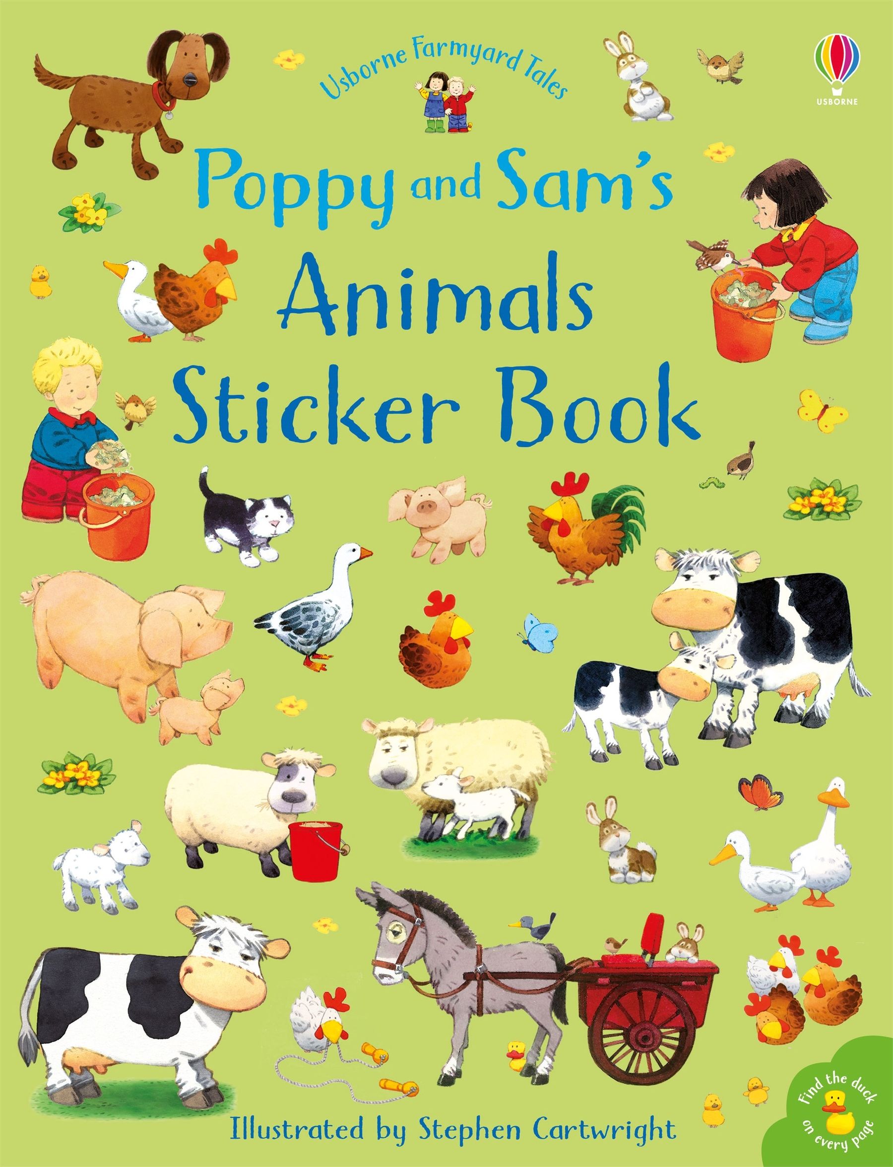 Poppy and Sam's Animals Sticker Book - Anilas UK