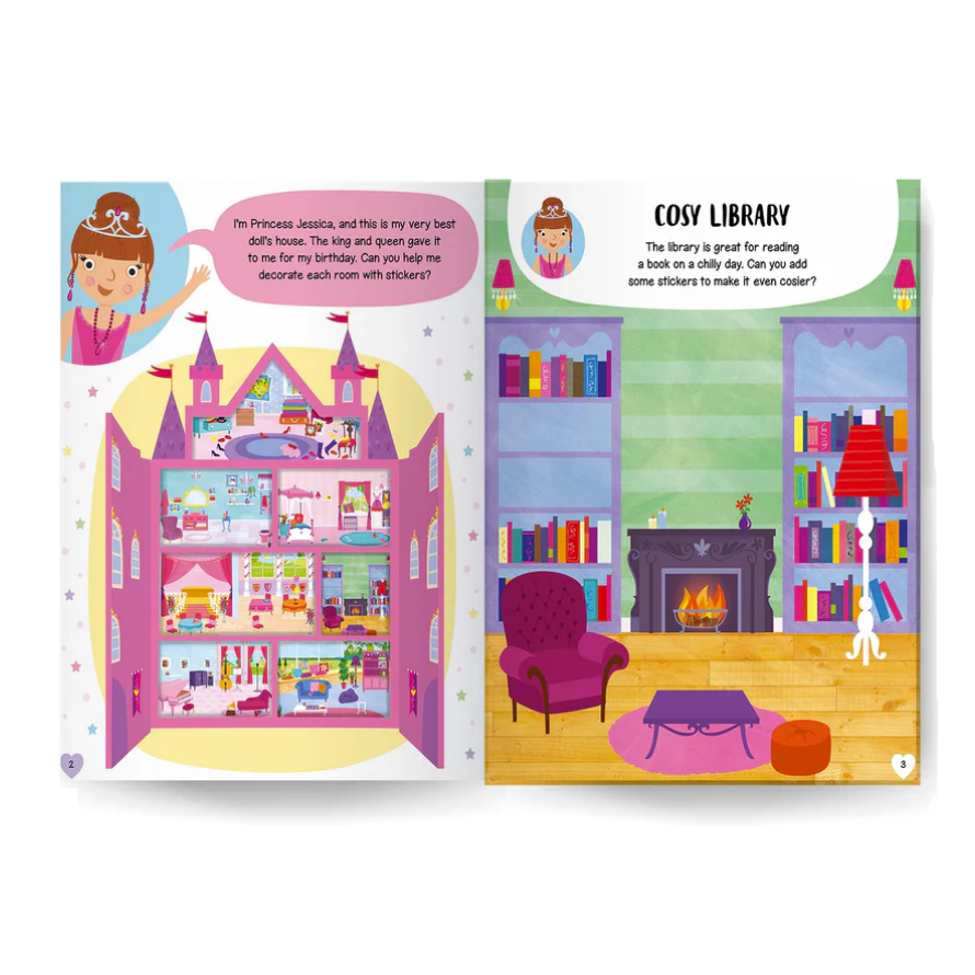 Princess Doll’s House Sticker Book