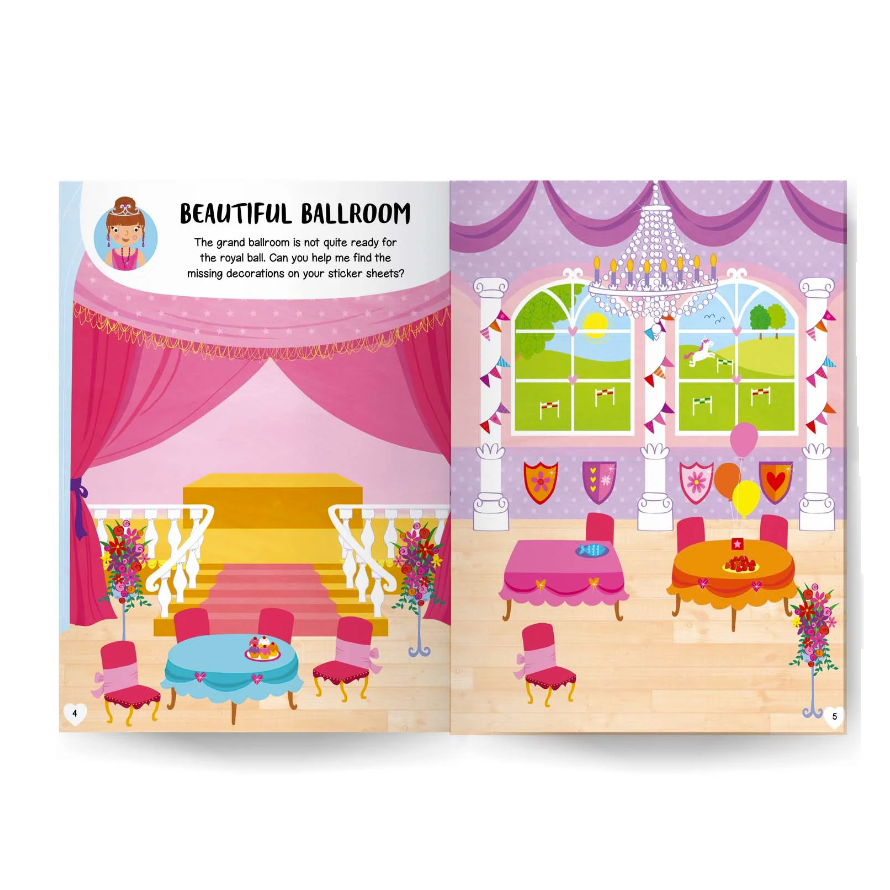 Princess Doll’s House Sticker Book