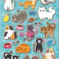 Purrfect Kittens Sparkle Stickers Sheet