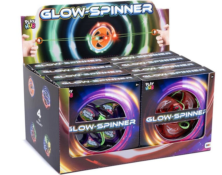 LED Light Up Glowing Fidget Spinner Toy