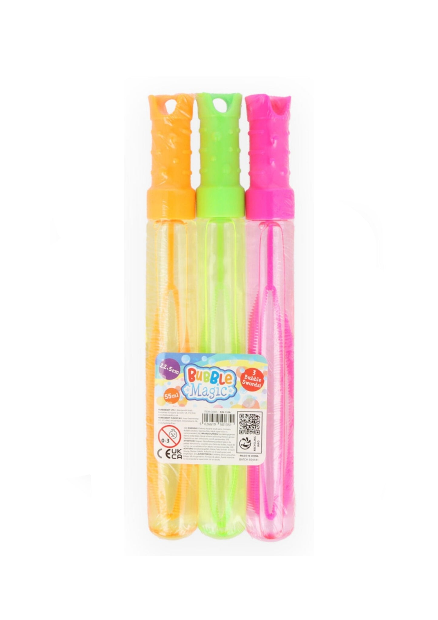 Bubble Wands (Swords) 55ml Set of 3 - Anilas UK