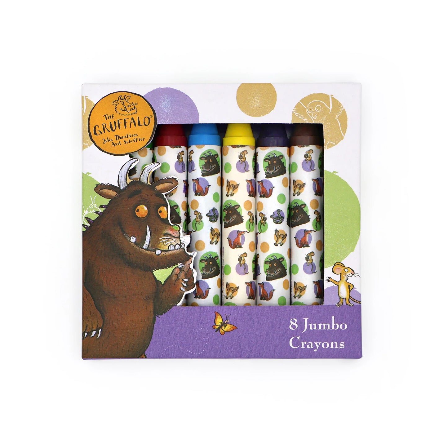 The Gruffalo Set of 8 Jumbo Crayons - Anilas UK