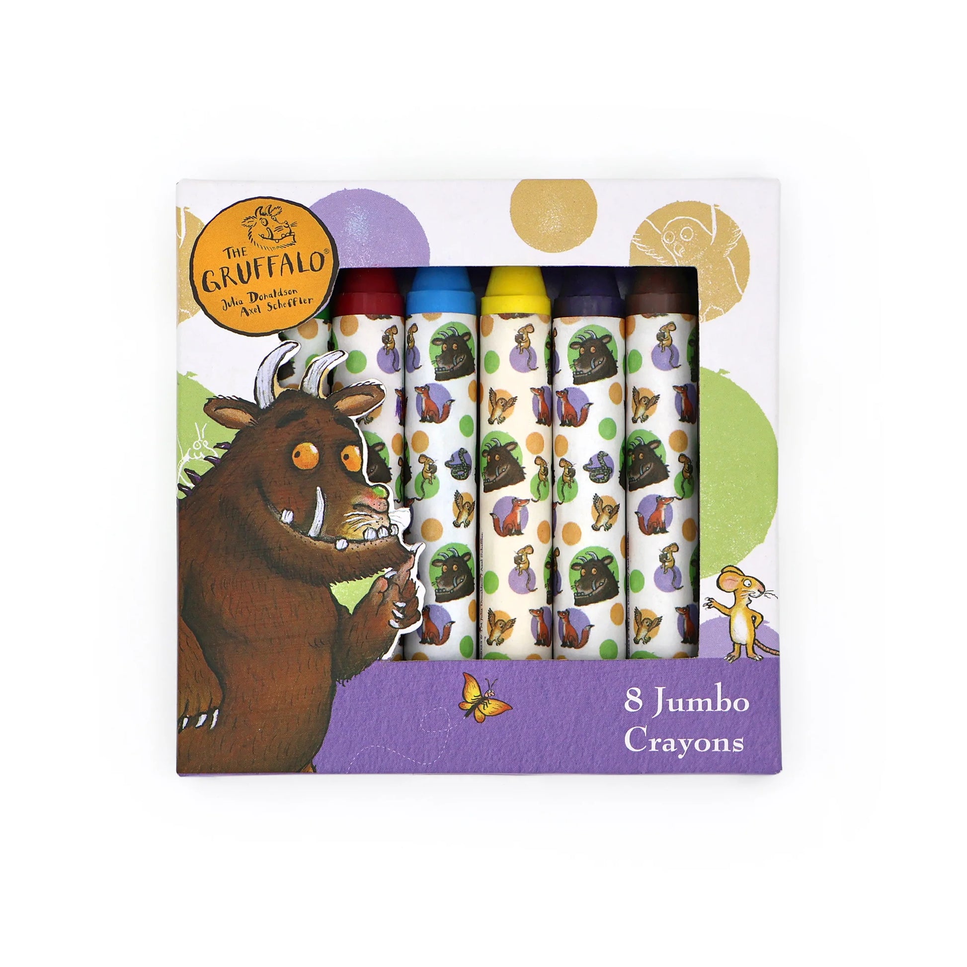 The Gruffalo Set of 8 Jumbo Crayons - Anilas UK