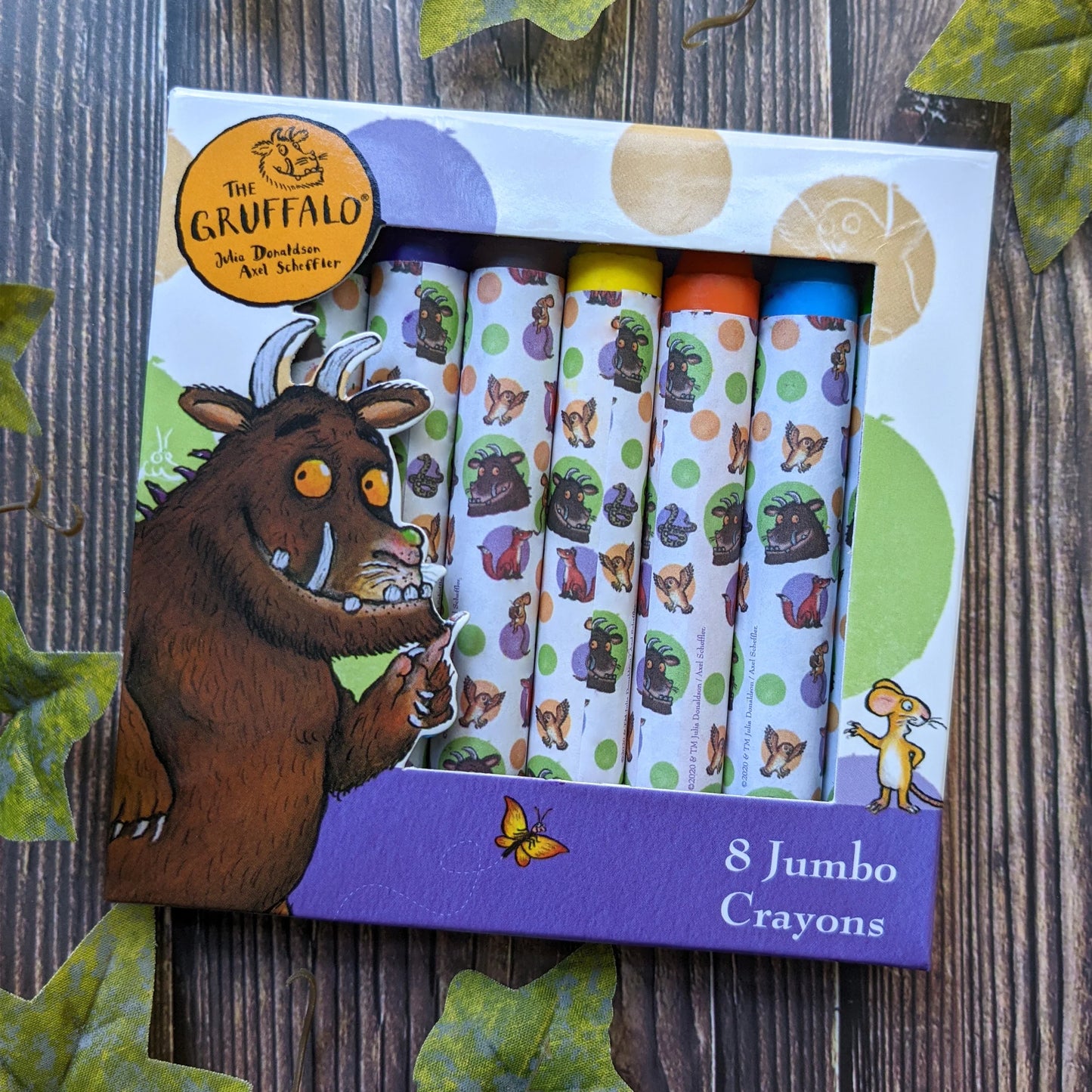 The Gruffalo Set of 8 Jumbo Crayons - Anilas UK