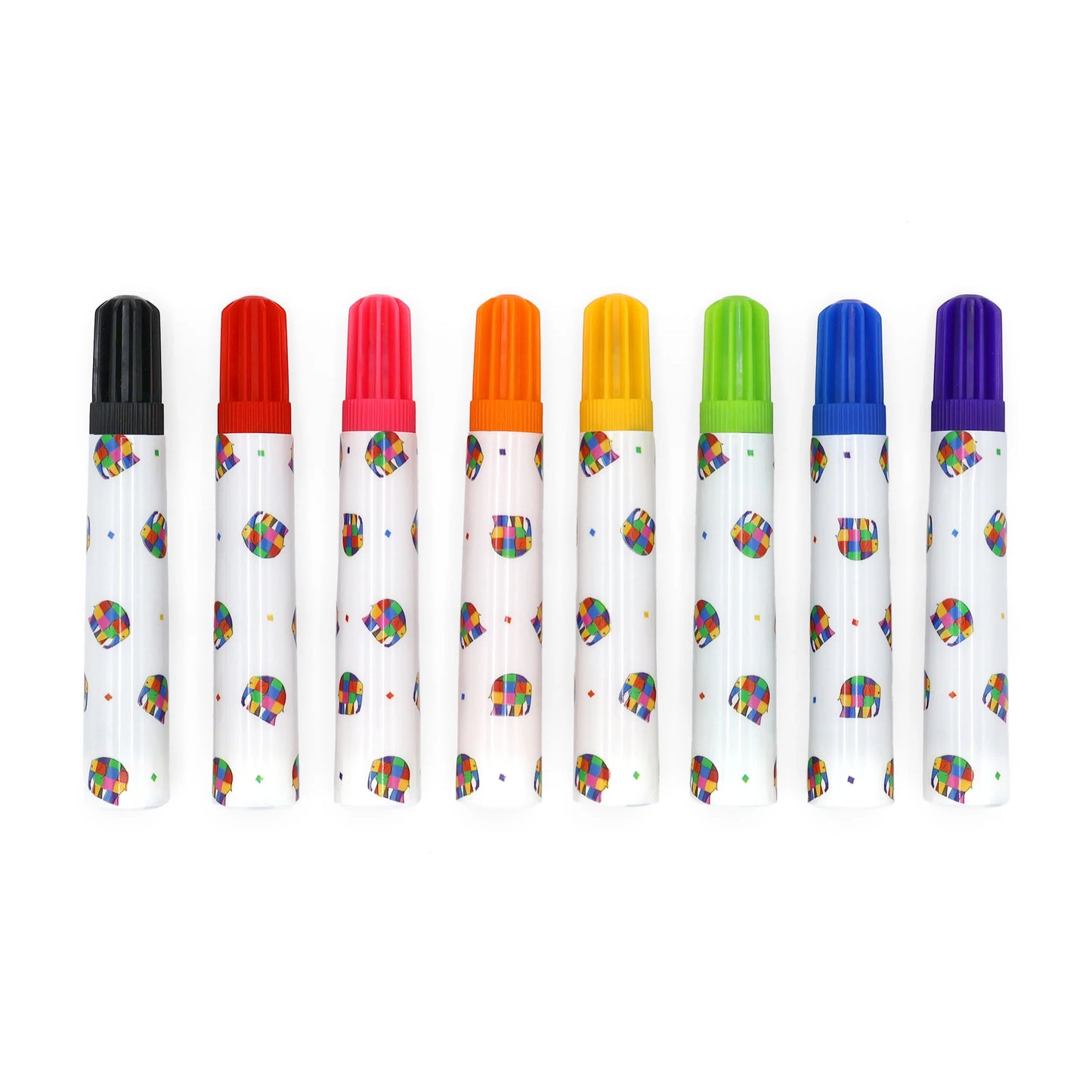 Elmer Set of 8 Jumbo Marker Pens for Children - Anilas UK