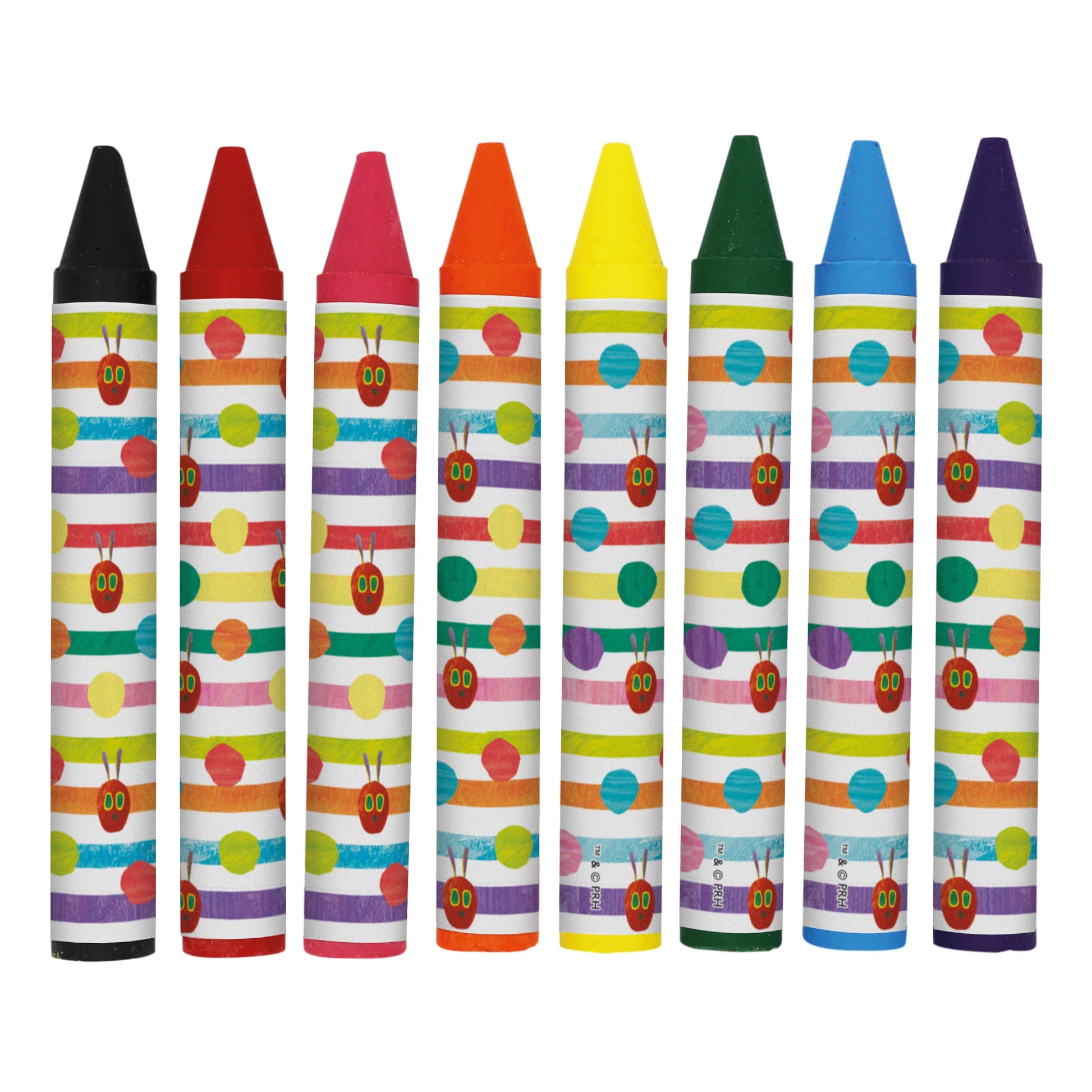 The Very Hungry Caterpillar Set of 8 Jumbo Crayons - Anilas UK