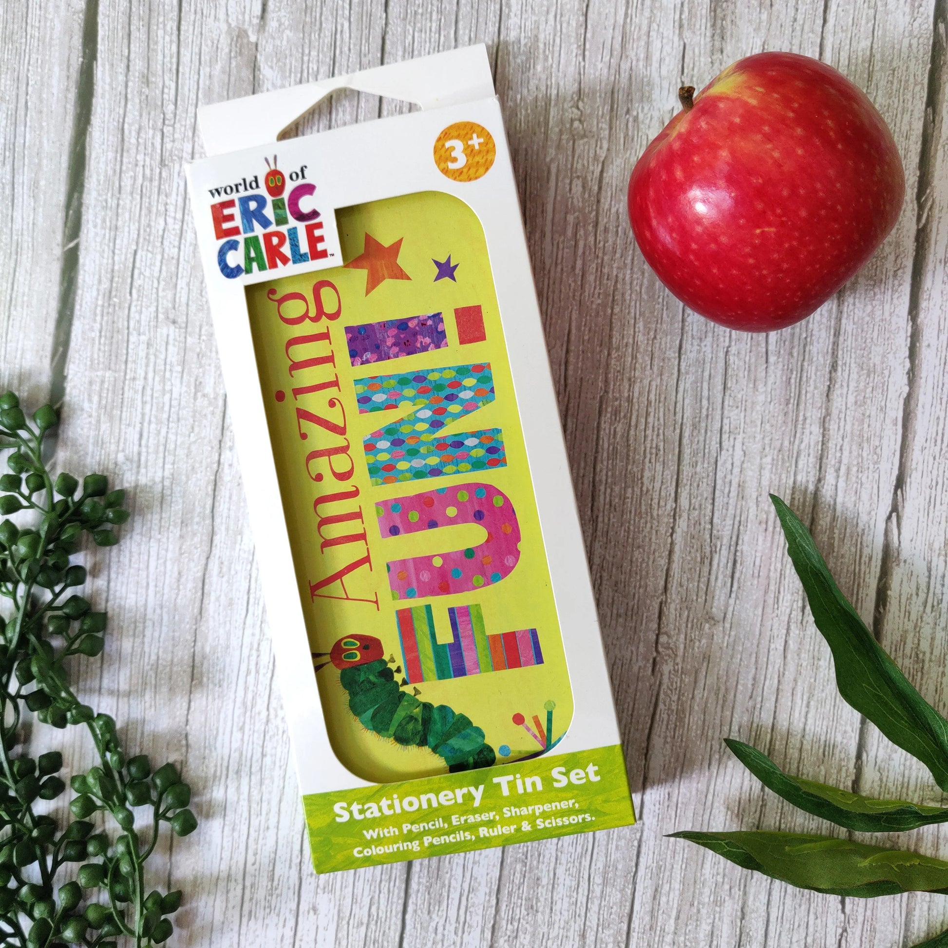 The Very Hungry Caterpillar Children’s Stationery Tin Set - First School Stationery Set For Ages 3 and Upward - Anilas UK