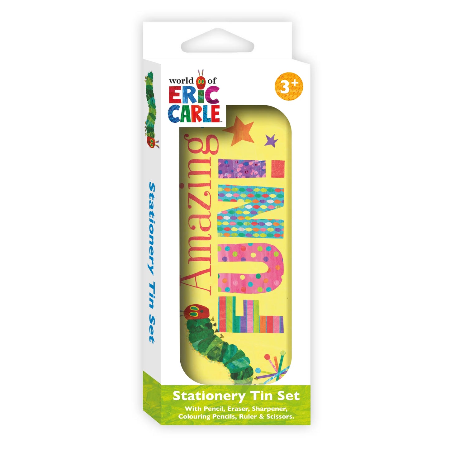 The Very Hungry Caterpillar Children’s Stationery Tin Set - First School Stationery Set For Ages 3 and Upward - Anilas UK