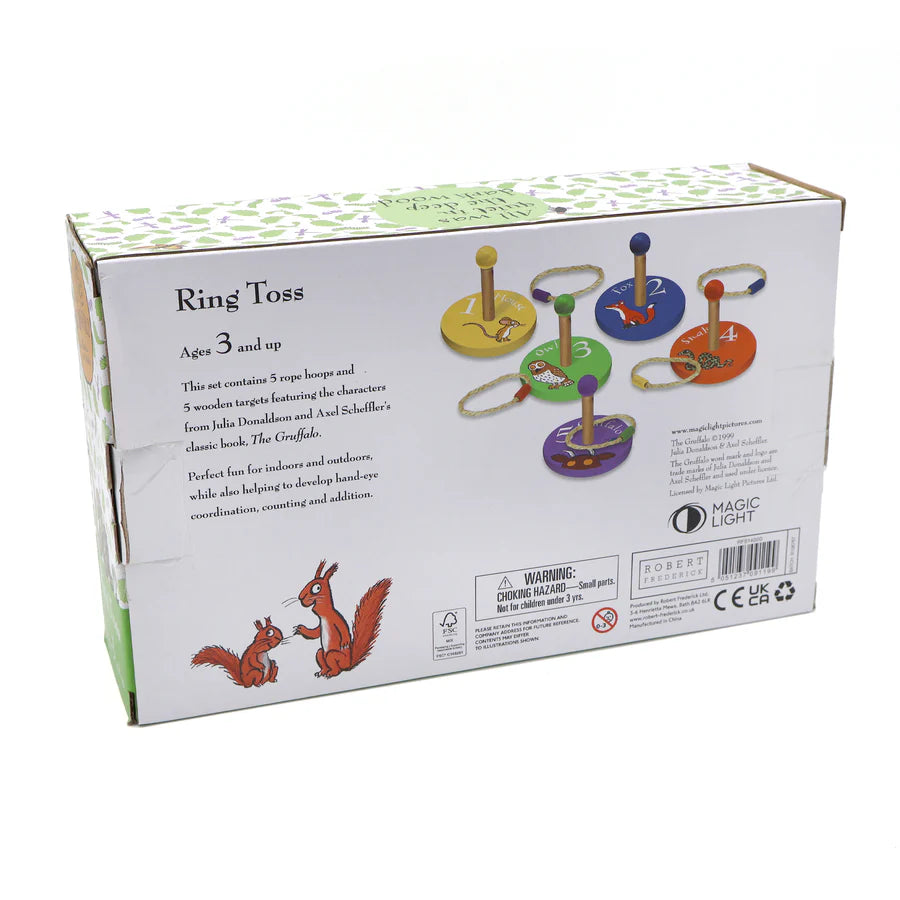 The Gruffalo Children's Wooden Ring Toss Game - Anilas UK
