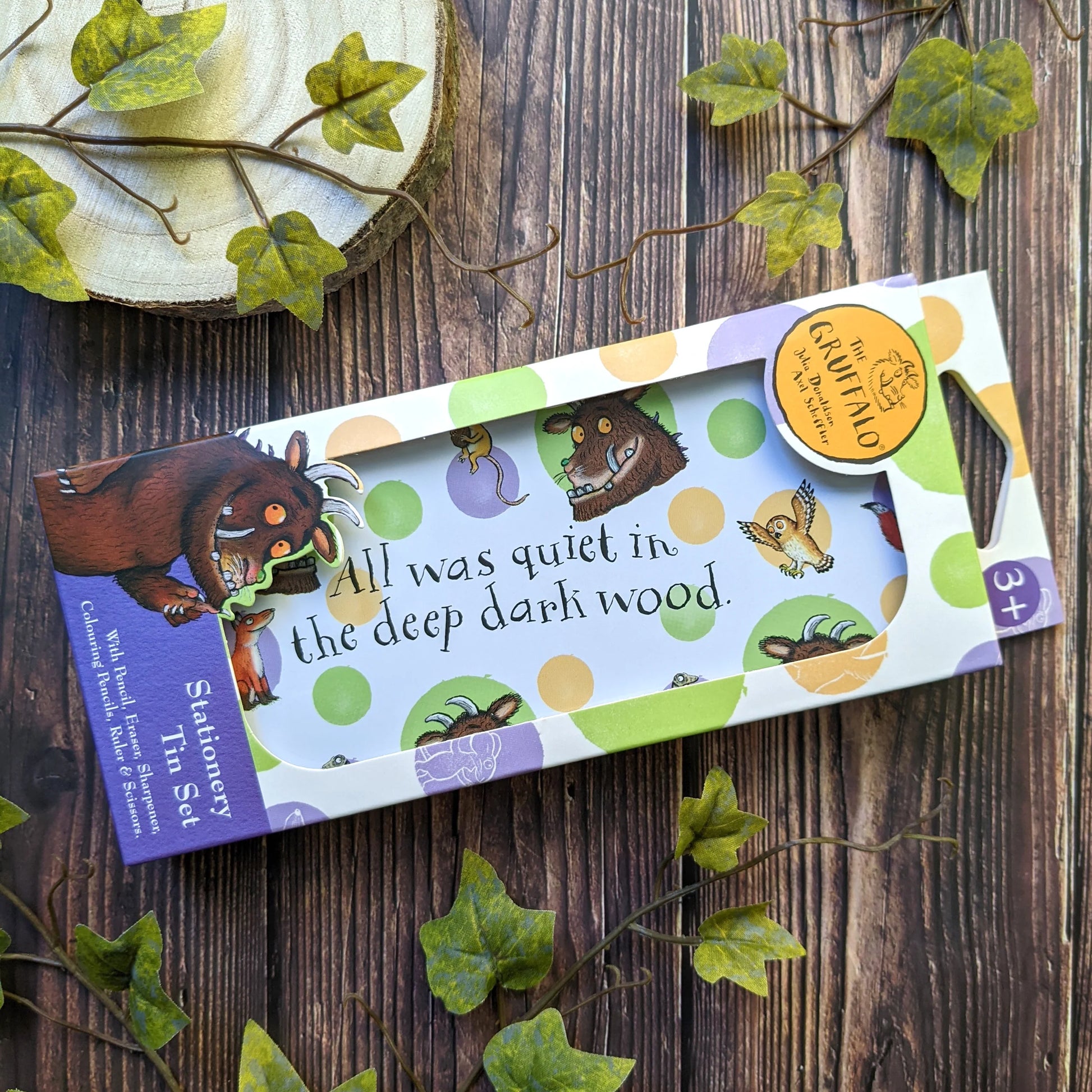 The Gruffalo Children’s Stationery Tin Set - First School Stationery Set - Anilas UK