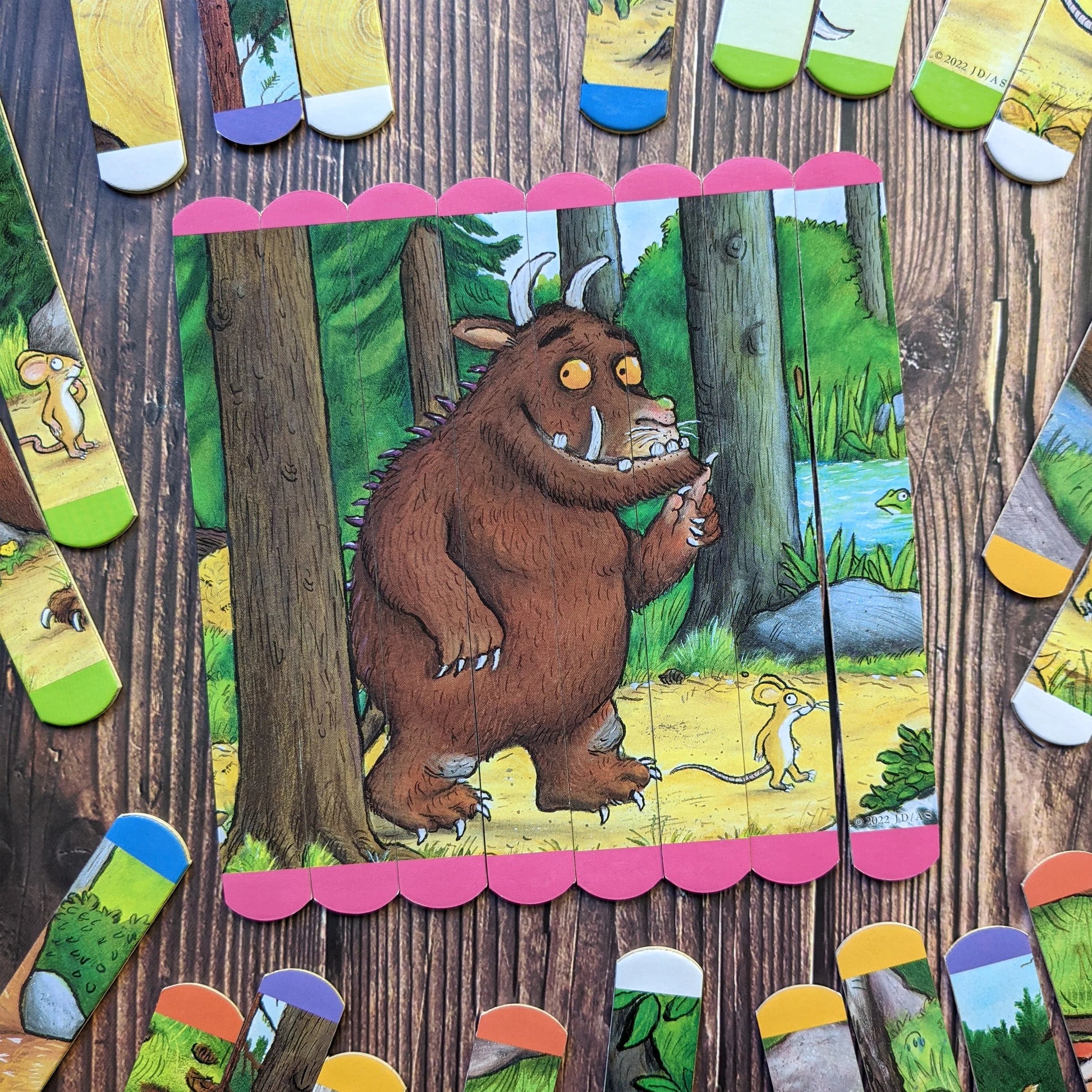The Gruffalo Lolly Stick Puzzle - Create 5 Double Sided Lolly Stick Scenes - Anilas UK