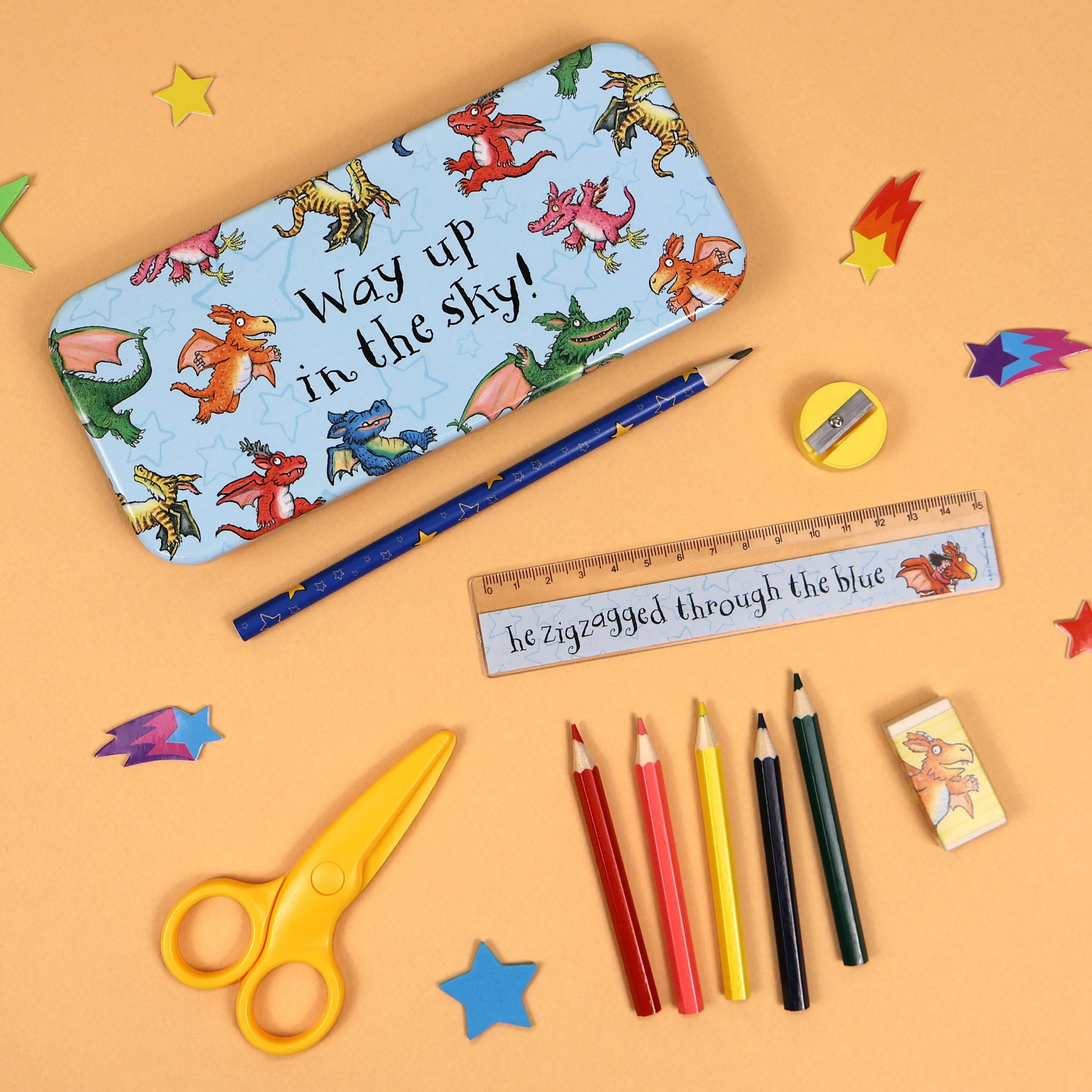 Zog Children's Stationery Tin Set - First School Stationery Set - Anilas UK