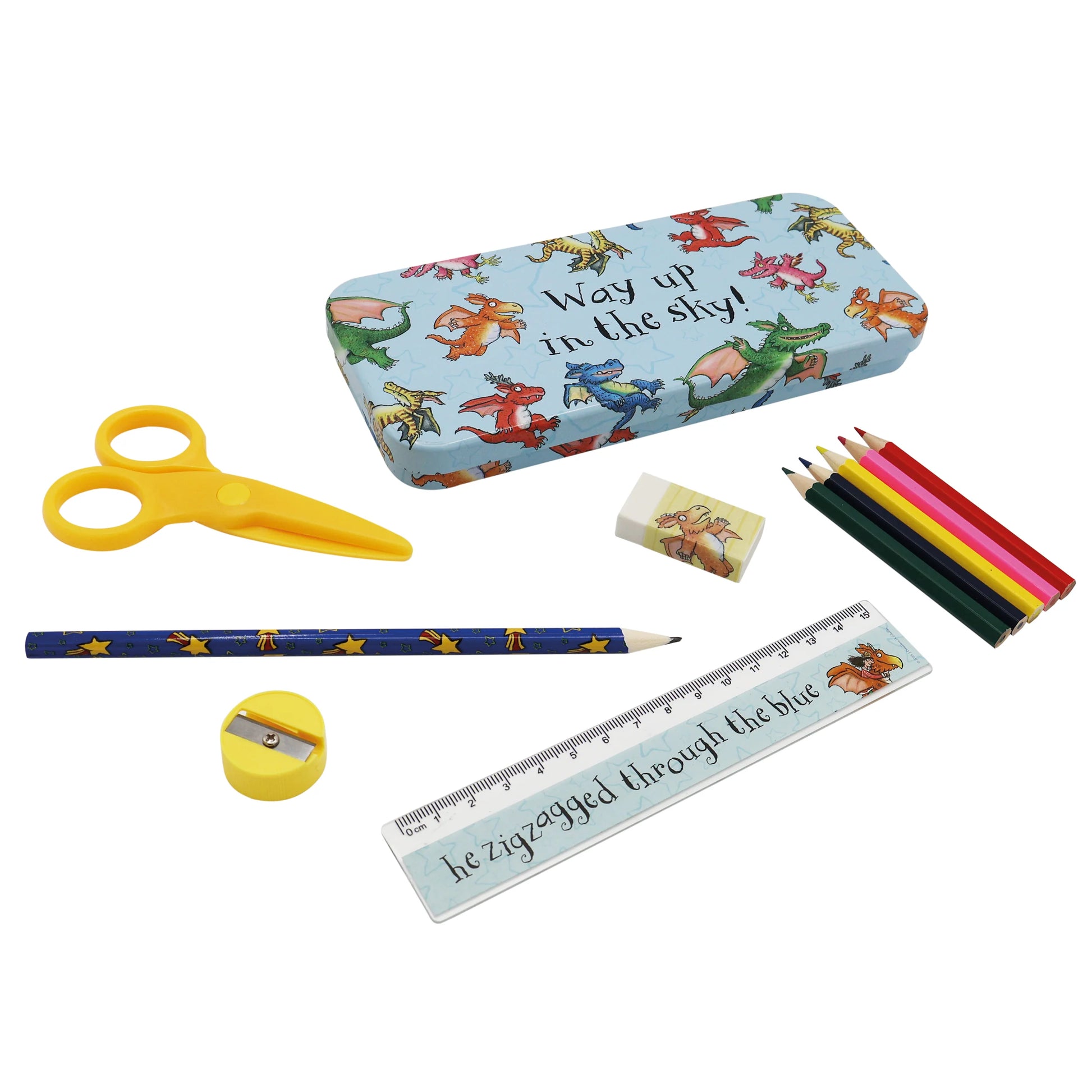 Zog Children's Stationery Tin Set - First School Stationery Set - Anilas UK