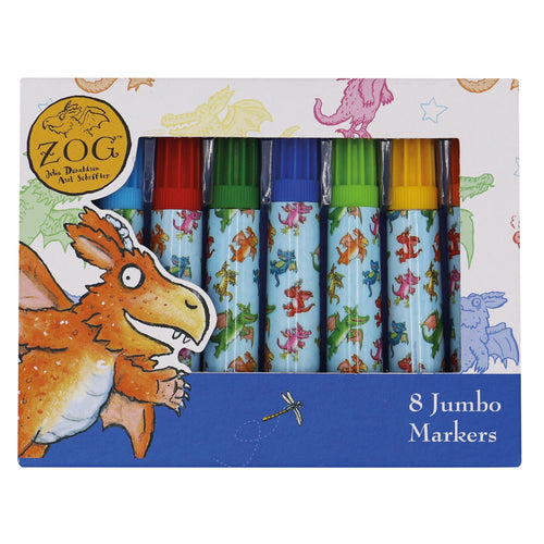 Zog Set of 8 Jumbo Marker Pens for Children - Anilas UK