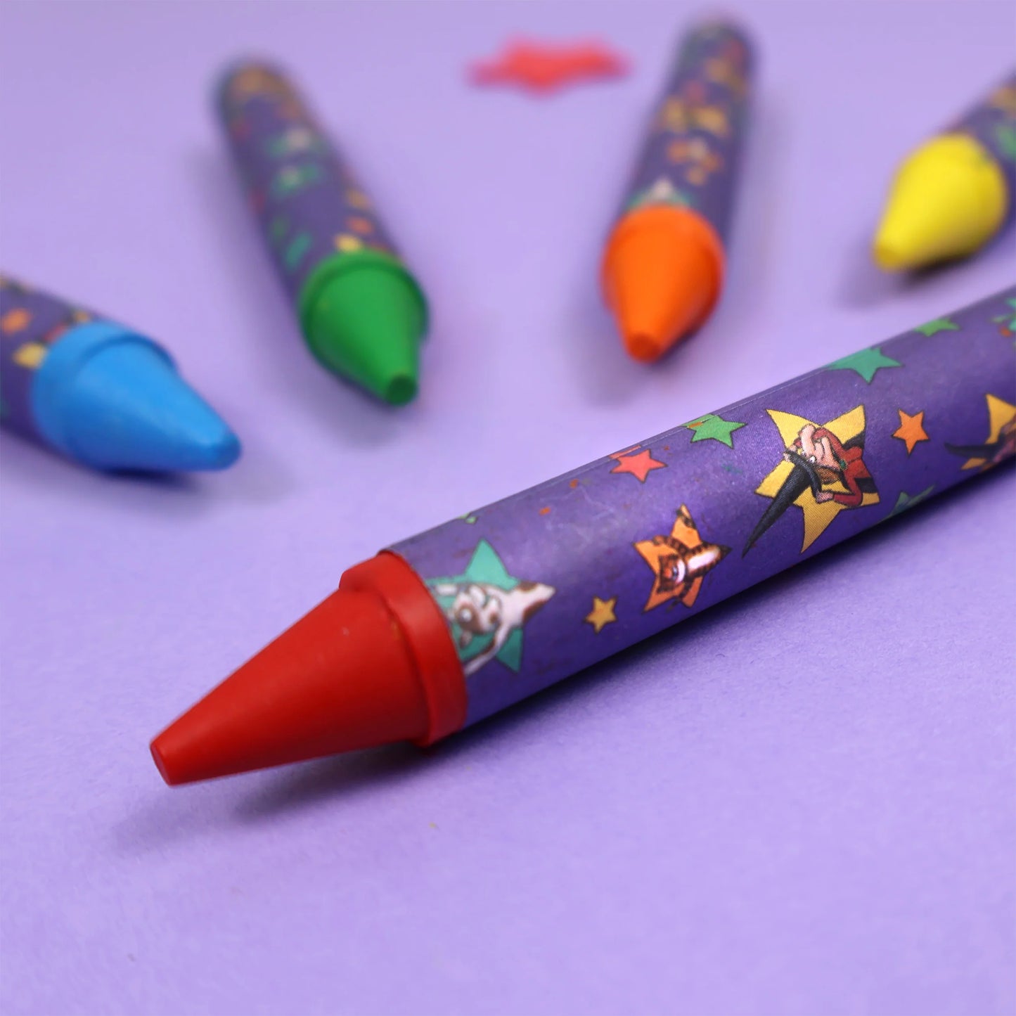 Room On The Broom Set of 8 Jumbo Crayons for Children - Anilas UK