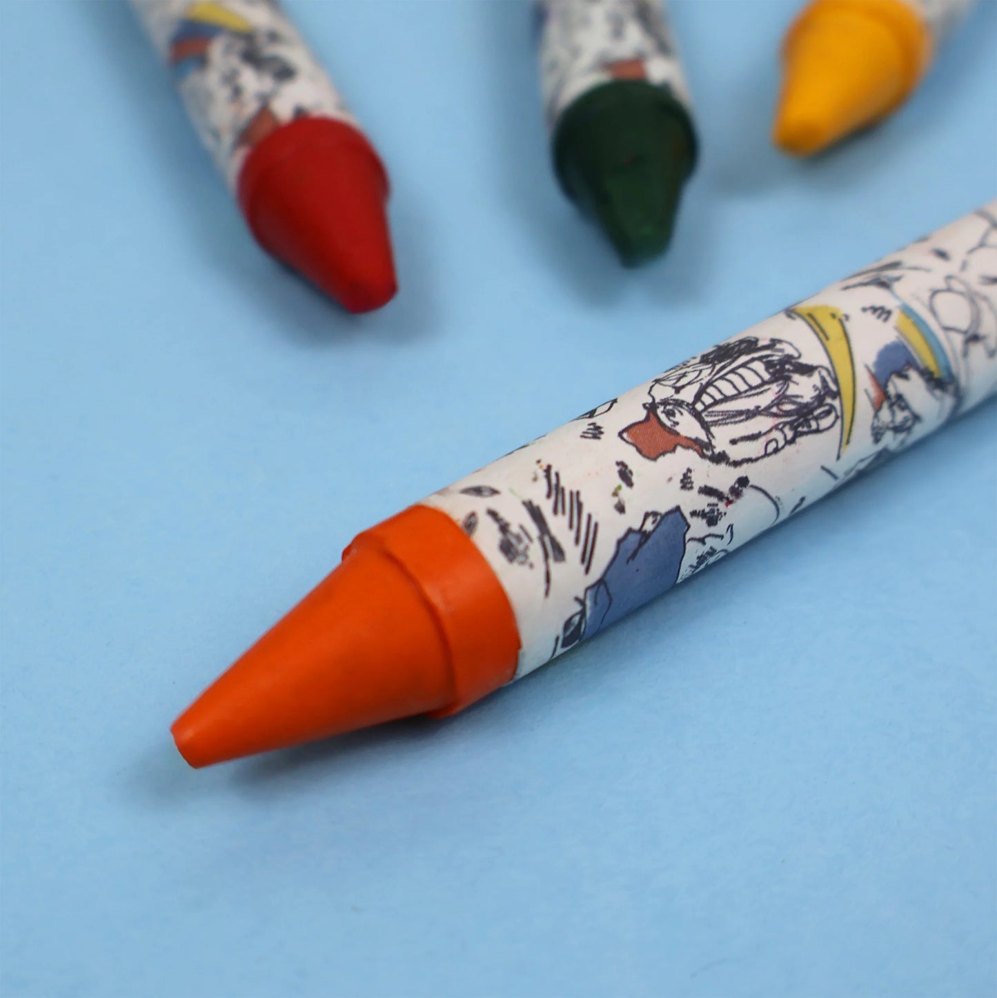 Paddington Jumbo Crayons – Set of 8 Chunky Wax Crayons for Kids – Colouring & Art Gift Set - Anilas UK