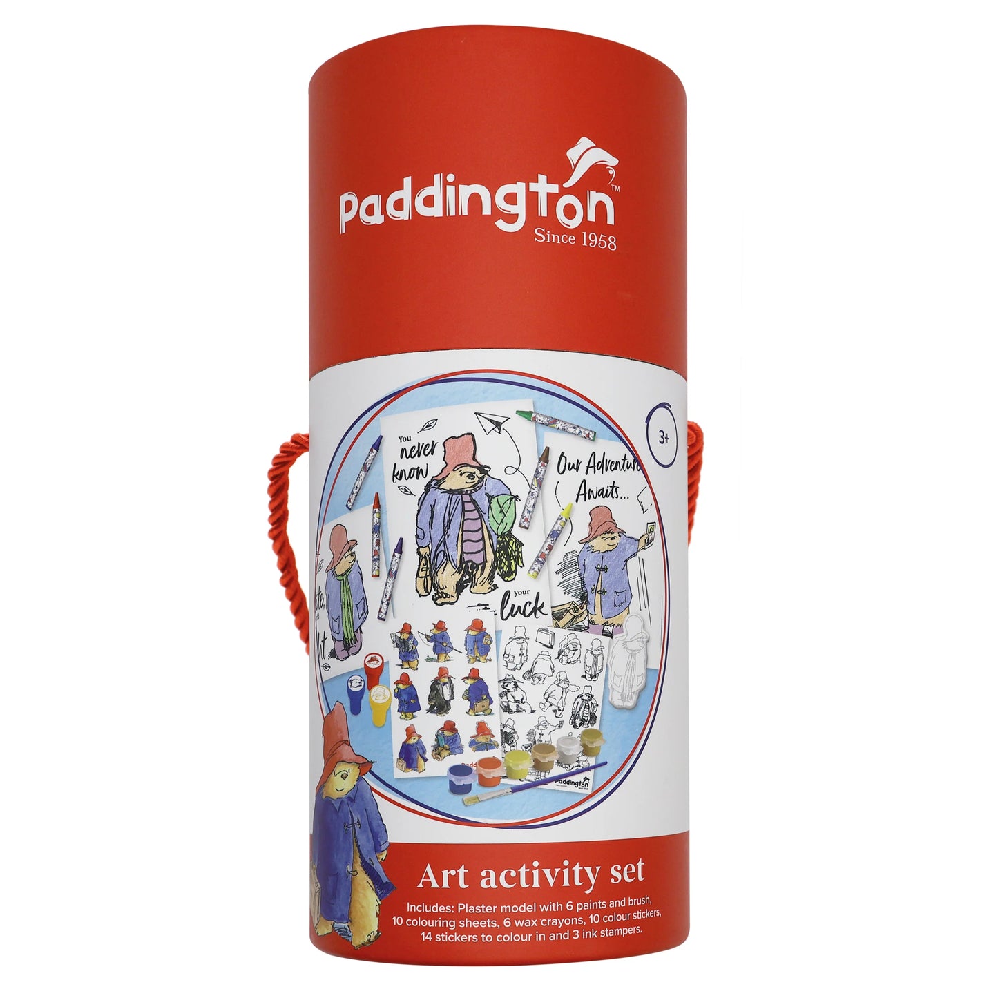 Paddington Children's Art Activity Set - Includes Paints, Crayons and Stickers - Anilas UK